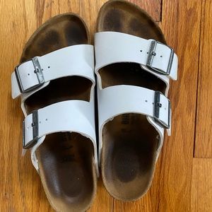 White Birkenstock Arizona